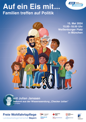 Ansicht des Flyers zum "Internationalen Tag der Familie"