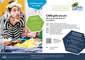 Flyer des Equal Care Days 2024